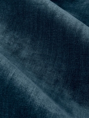Yard Navy Heavy Chenille Blackout Eyelet Curtain - Image 3 of 4