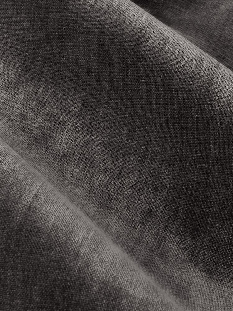 Yard Charcoal Heavy Chenille Blackout Pencil Pleat Curtain - Image 3 of 3