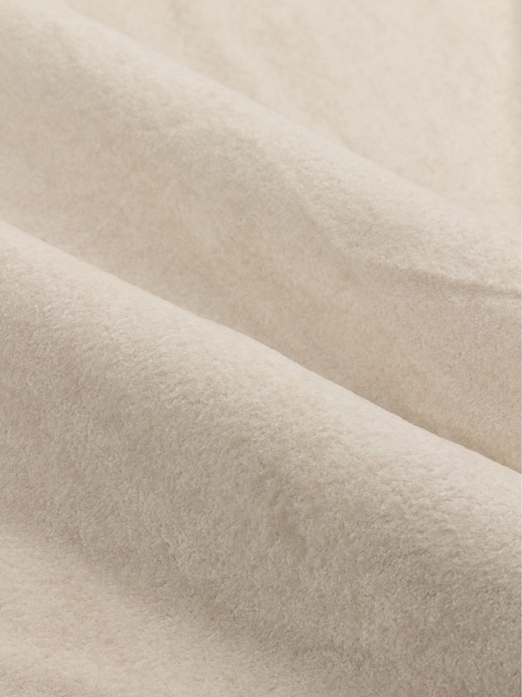 Paoletti Ivory Lustre Velvet Fully Lined Eyelet Curtain - Image 5 of 5 Paoletti Ivory Lustre Velvet Fully Lined Eyelet Curtain - Image 5 of 5
