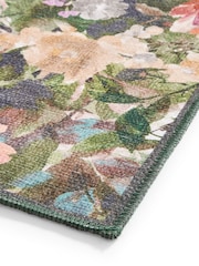 Clarke and Clarke Forest & Rouge Green Tahiti Washable Runner - Image 3 of 4