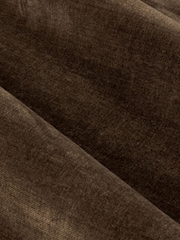 Yard Brown Heavy Chenille Blackout Eyelet Curtain - Image 4 of 4