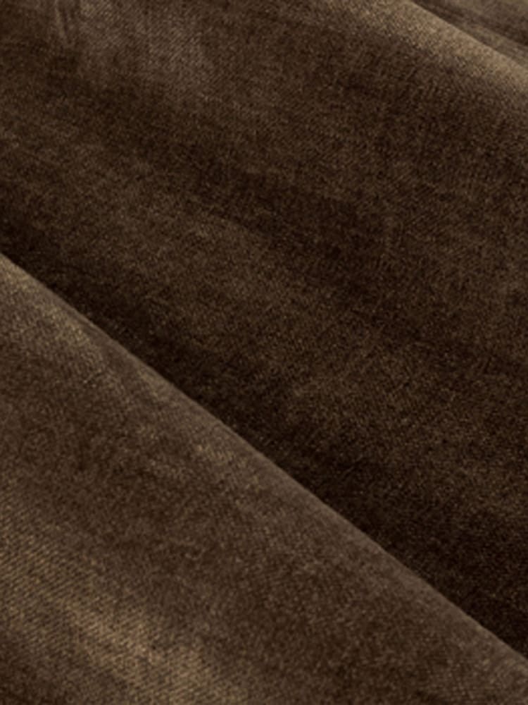 Yard Brown Heavy Chenille Blackout Eyelet Curtain - Image 4 of 4