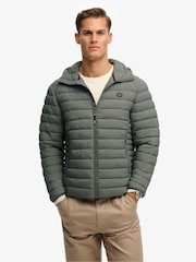 Superdry Green Hooded Fuji Lite Jacket - Image 2 of 6