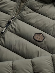 Superdry Green Hooded Fuji Lite Jacket - Image 8 of 8