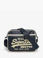 Superdry Blue Mini Alumni Crossbody Bag - Image 2 of 5