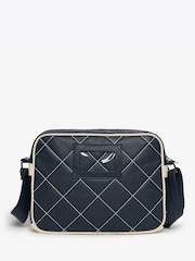 Superdry Blue Mini Alumni Crossbody Bag - Image 4 of 5