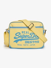 Superdry Yellow Mini Alumni Crossbody Bag - Image 2 of 4
