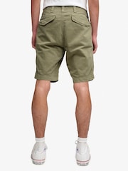 Superdry Green Utility Chino Shorts - Image 2 of 7