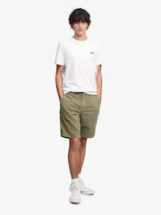 Superdry Green Utility Chino Shorts - Image 3 of 7