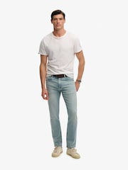 Superdry Blue Cotton Vintage Slim Straight Jeans - Image 2 of 5