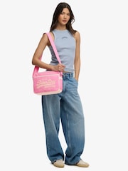 Superdry Pink Mini Alumni Cross-Body Bag - Image 4 of 4