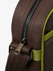 Superdry Brown Mini Alumni Cross-Body Bag - Image 4 of 4