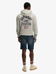 Superdry Blue Vintage Straight Shorts - Image 2 of 8