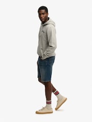 Superdry Blue Vintage Straight Shorts - Image 3 of 8