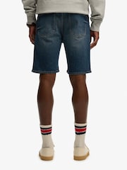 Superdry Blue Vintage Straight Shorts - Image 5 of 8