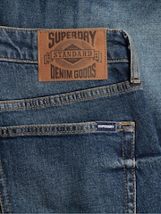 Superdry Blue Vintage Straight Shorts - Image 8 of 8