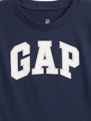 marine - T-shirt à manches longues avec logo Gap (6mois à5ans) - Image 3 de 3