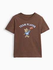 Ours Brannan marron - T-shirt Gap graphique à manches courtes (6mois5ans) - Image 1 de 3