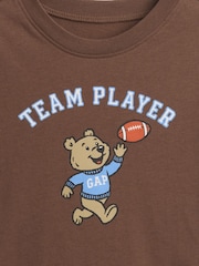 Ours Brannan marron - T-shirt Gap graphique à manches courtes (6mois5ans) - Image 3 de 3