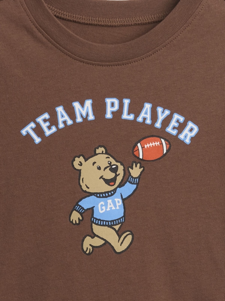 Ours Brannan marron - T-shirt Gap graphique à manches courtes (6mois5ans) - Image 3 de 3