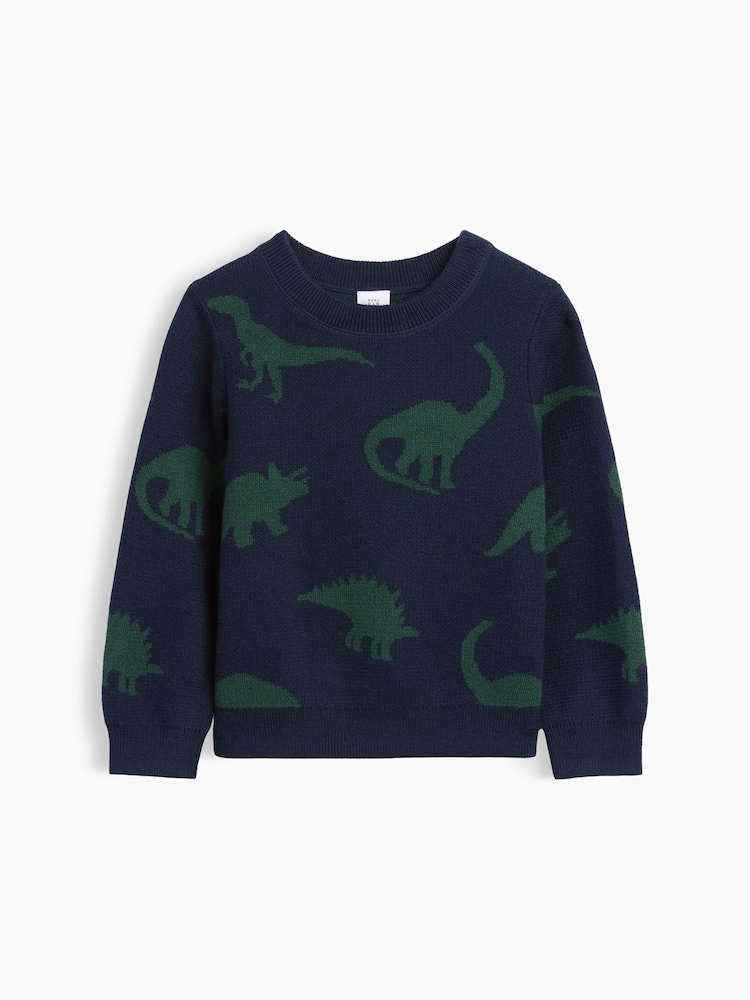 Dinosaure de marine - Pull Gap à col rond (6mois-5ans) - Image 1 sur 2