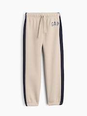 Gap Beige/Black Relaxed Colourblock Pull-On Joggers (6mths-5yrs) - Image 1 of 3