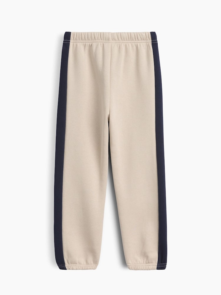 Gap Beige/Black Relaxed Colourblock Pull-On Joggers (6mths-5yrs) - Image 2 of 3 Gap Beige/Black Relaxed Colourblock Pull-On Joggers (6mths-5yrs) - Image 2 of 3