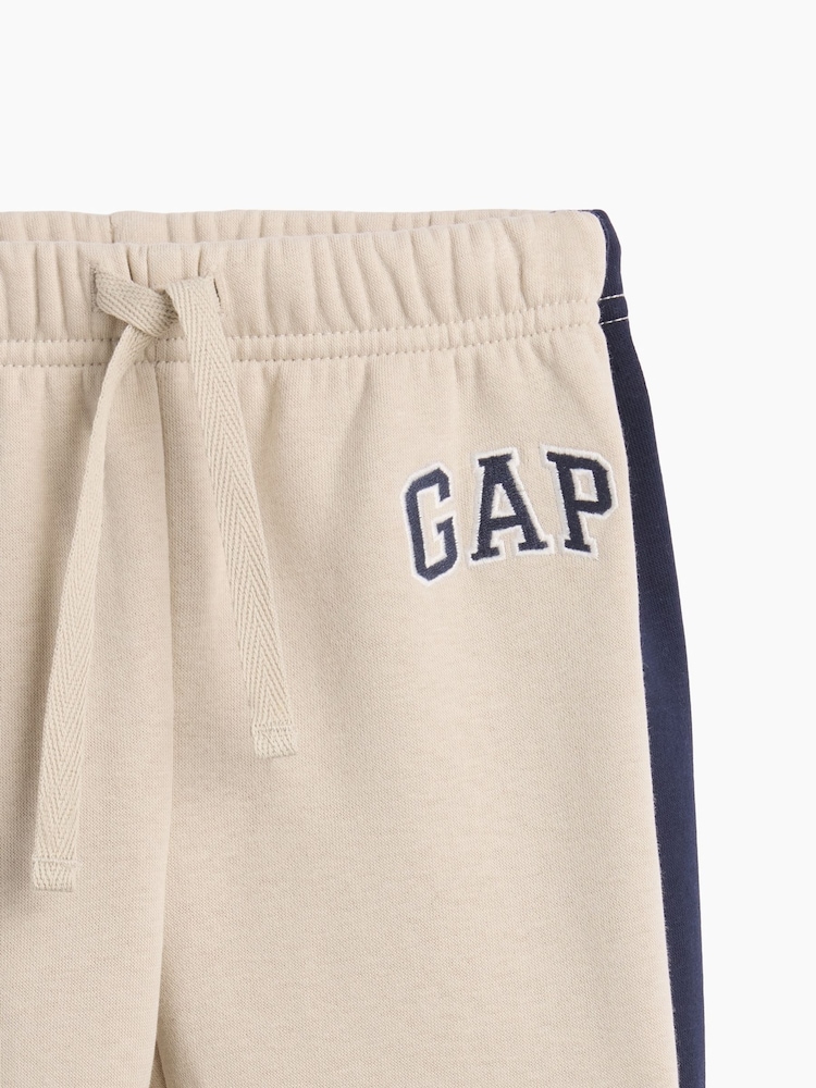 Gap Beige/Black Relaxed Colourblock Pull-On Joggers (6mths-5yrs) - Image 3 of 3 Gap Beige/Black Relaxed Colourblock Pull-On Joggers (6mths-5yrs) - Image 3 of 3