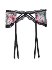 Victoria's Secret Purest Pink Embroidered Lace Suspenders - Image 3 of 4