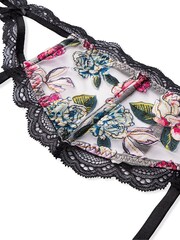 Victoria's Secret Purest Pink Embroidered Lace Suspenders - Image 4 of 4