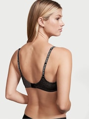 Victoria's Secret Black Smooth Logo Strap Lightly Lined T-Shirt Bra - Image 2 of 4