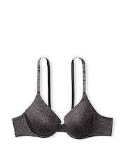 Victoria's Secret Black Smooth Logo Strap Lightly Lined T-Shirt Bra - Image 4 of 4