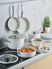 Circulon Set of 6 White Halo LaserDefense™ Non-Stick Cookware - Image 2 of 6