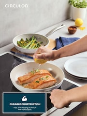 Circulon Set of 6 White Halo LaserDefense™ Non-Stick Cookware - Image 4 of 6