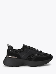 KG Kurt Geiger Black Lush Trainers - Image 1 of 4