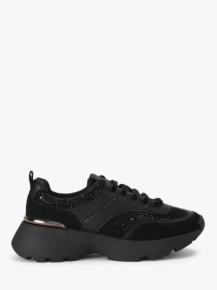 KG Kurt Geiger Black Lush Trainers - Image 1 of 4 KG Kurt Geiger Black Lush Trainers - Image 1 of 4