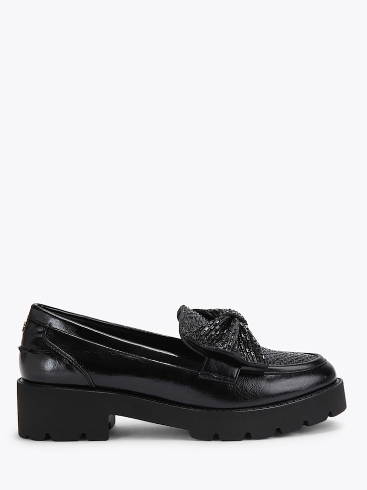 KG Kurt Geiger Black Maple Jewel Bow Shoes - Image 2 of 5 KG Kurt Geiger Black Maple Jewel Bow Shoes - Image 2 of 5