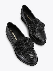 KG Kurt Geiger Black Maple Jewel Bow Shoes - Image 3 of 5