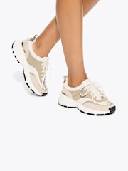 KG Kurt Geiger Cream Lush Trainers - Image 1 of 5