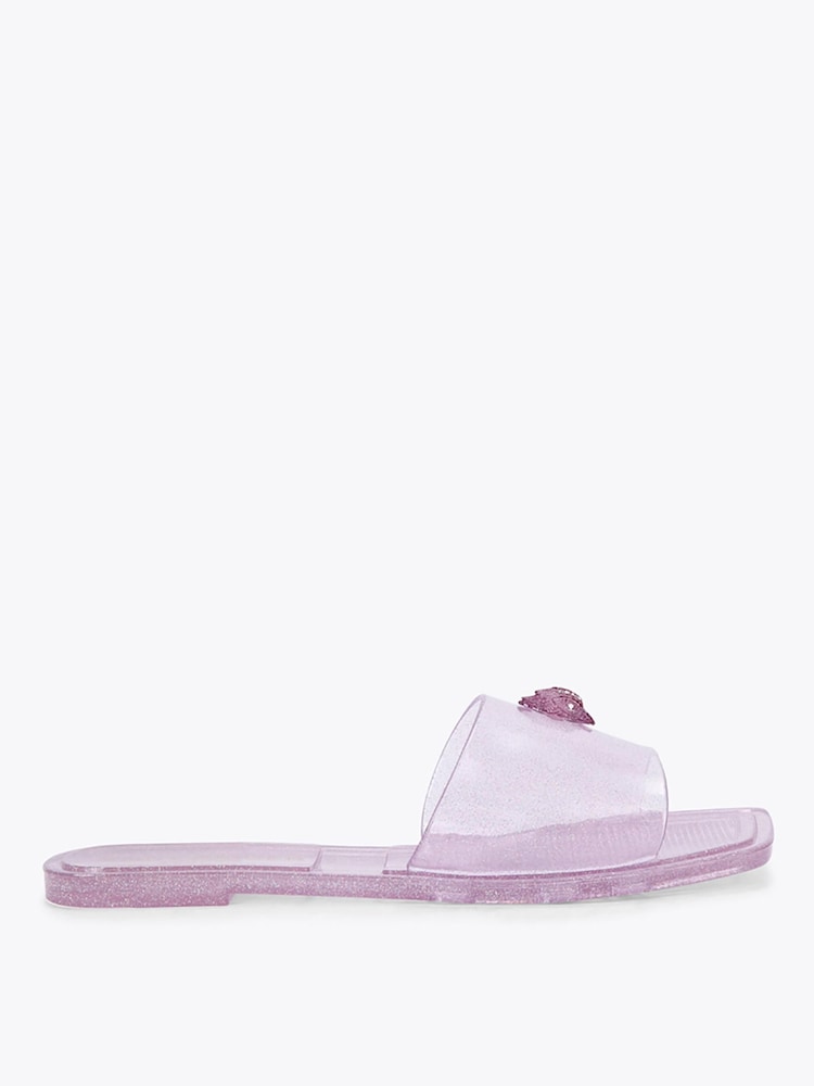 Kurt Geiger London Purple Maddison Slide Sandals - Image 2 of 5 Kurt Geiger London Purple Maddison Slide Sandals - Image 2 of 5