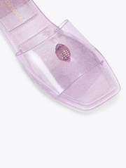 Kurt Geiger London Purple Maddison Slide Sandals - Image 5 of 5