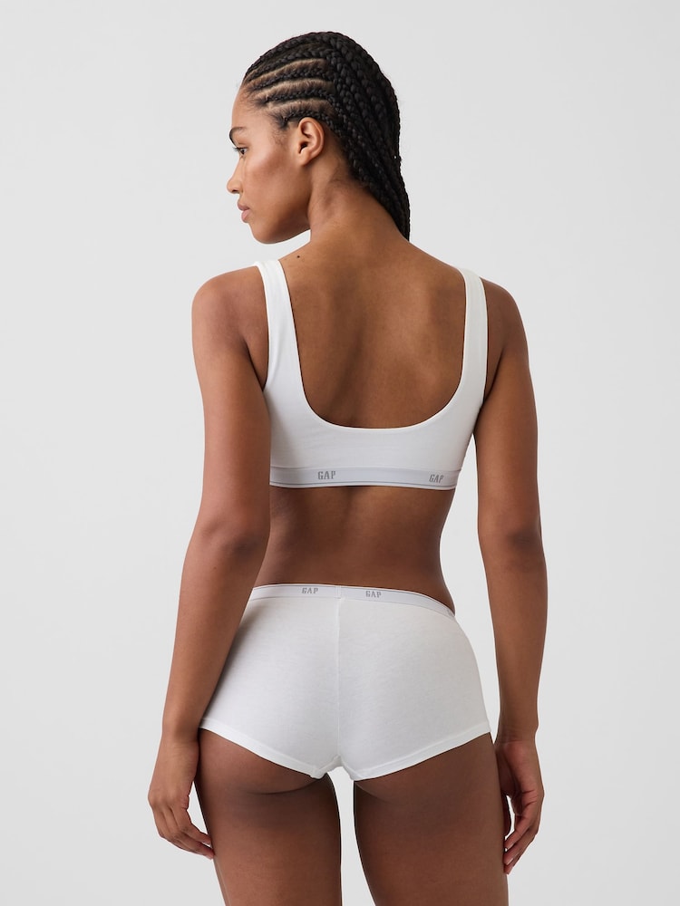Bela - Gap Softest Stretch Logo Bralette - Slika 2 iz 5