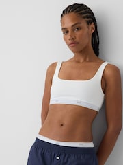 Bela - Gap Softest Stretch Logo Bralette - Slika 4 iz 5