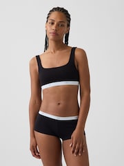 črna - Gap Softest Stretch Logo Bralette - Slika 1 iz 5