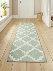 Scion Evergreen Green Swithland Washable Runner - Image 1 of 4