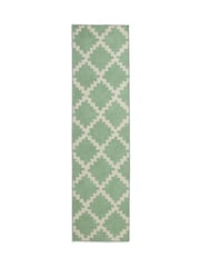 Scion Evergreen Green Swithland Washable Runner - Image 2 of 4