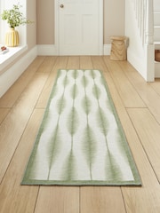 Scion Sage Green Kasuri Washable Runner - Image 1 of 4