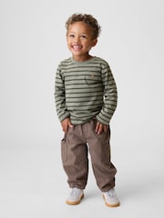 Gap Brown Pull On Brannan Bear Pocket Barrel Jeans (6mths-5yrs) - Image 2 of 5