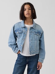 Gap Light Wash Icon Denim Jacket (4-13yrs) - Image 1 of 5