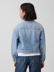 Gap Light Wash Icon Denim Jacket (4-13yrs) - Image 2 of 5